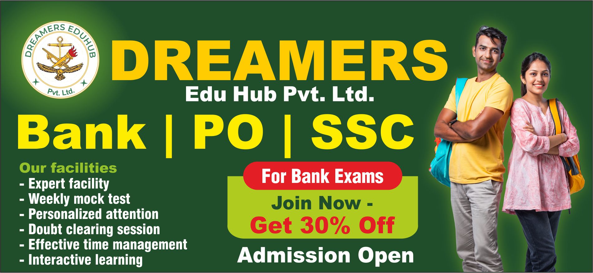 Web banners SSC Bank PO